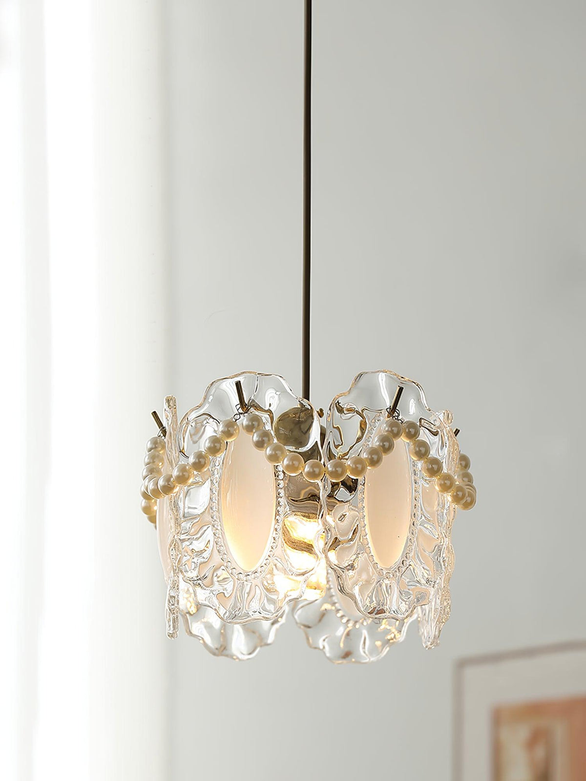 Velinette hanglamp met Glanzend glas