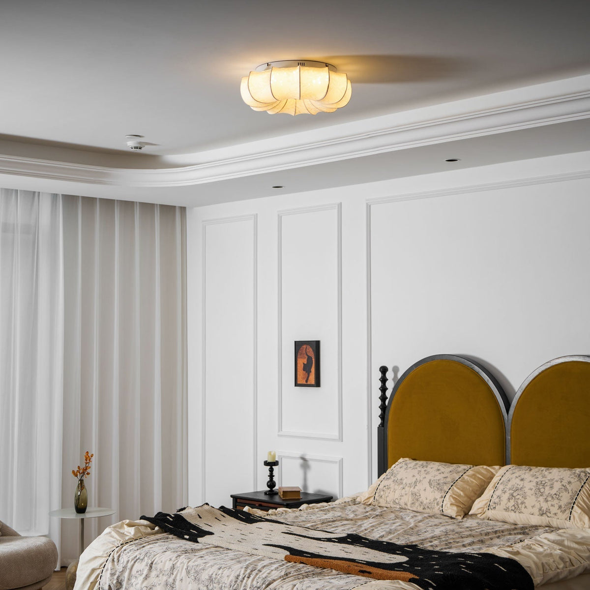 Vivaria Premium Noordse kunst houten katoenen plafondlamp
