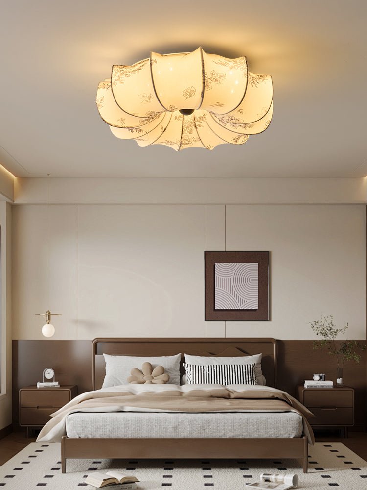 Vivaria Premium Noordse kunst houten katoenen plafondlamp