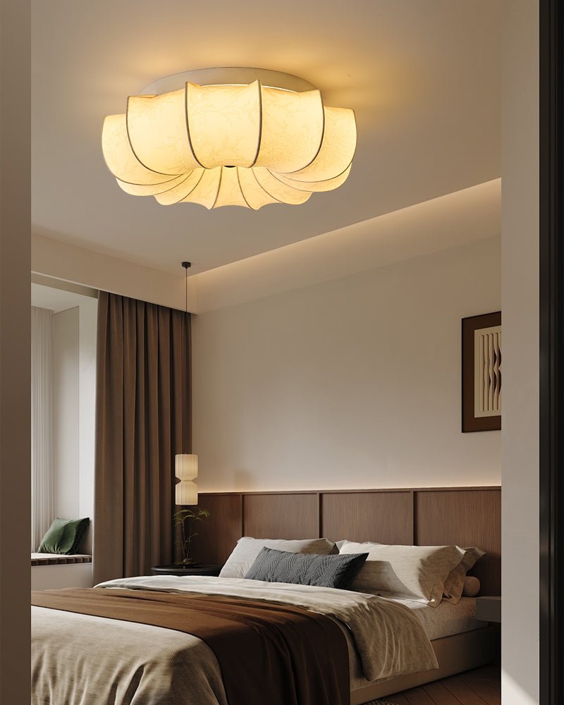 Vivaria Premium Noordse kunst houten katoenen plafondlamp