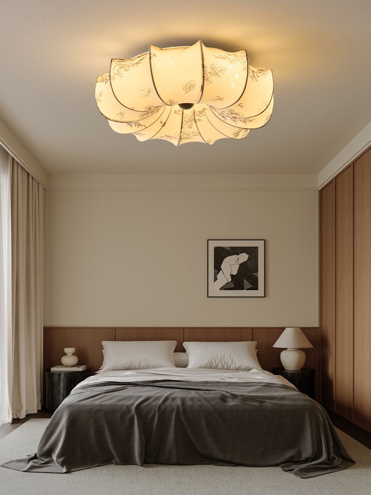 Vivaria Premium Noordse kunst houten katoenen plafondlamp