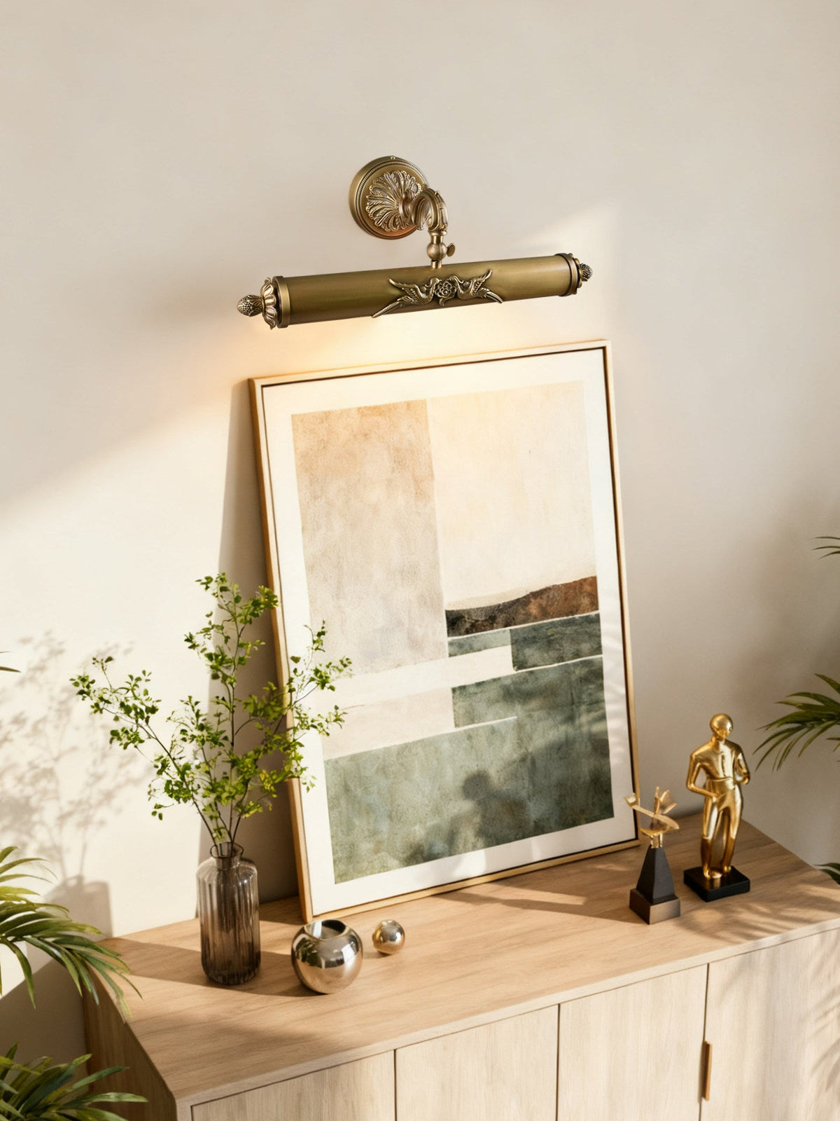 Casuaria Beam messing wandlamp