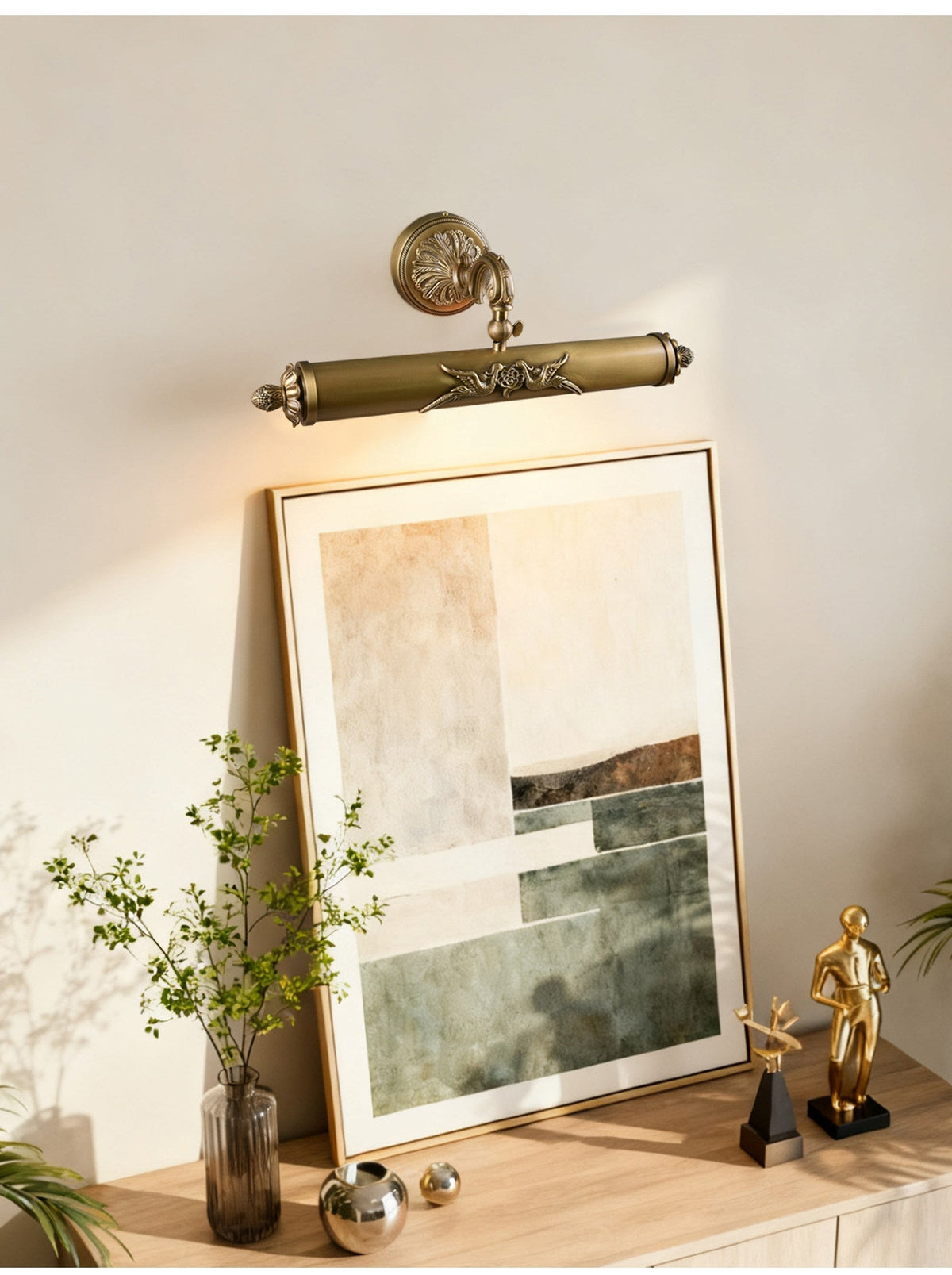 Casuaria Beam messing wandlamp