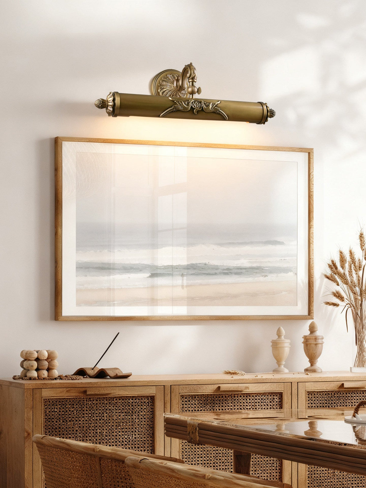 Casuaria Beam messing wandlamp
