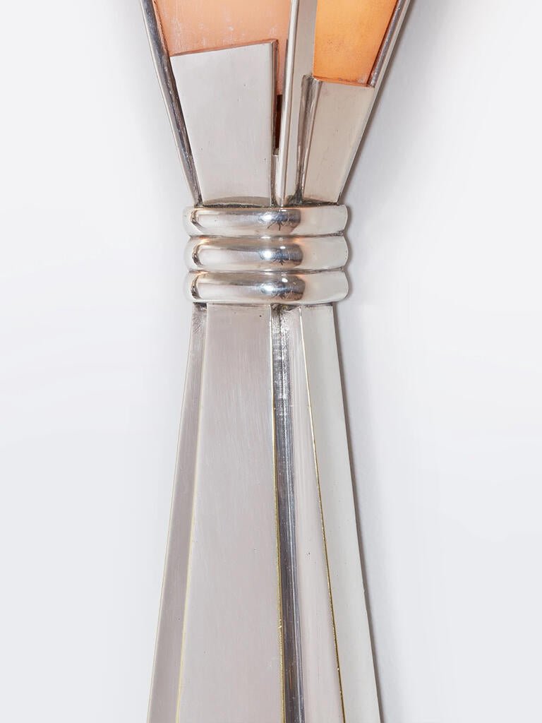 Aura albast Fan wandlamp