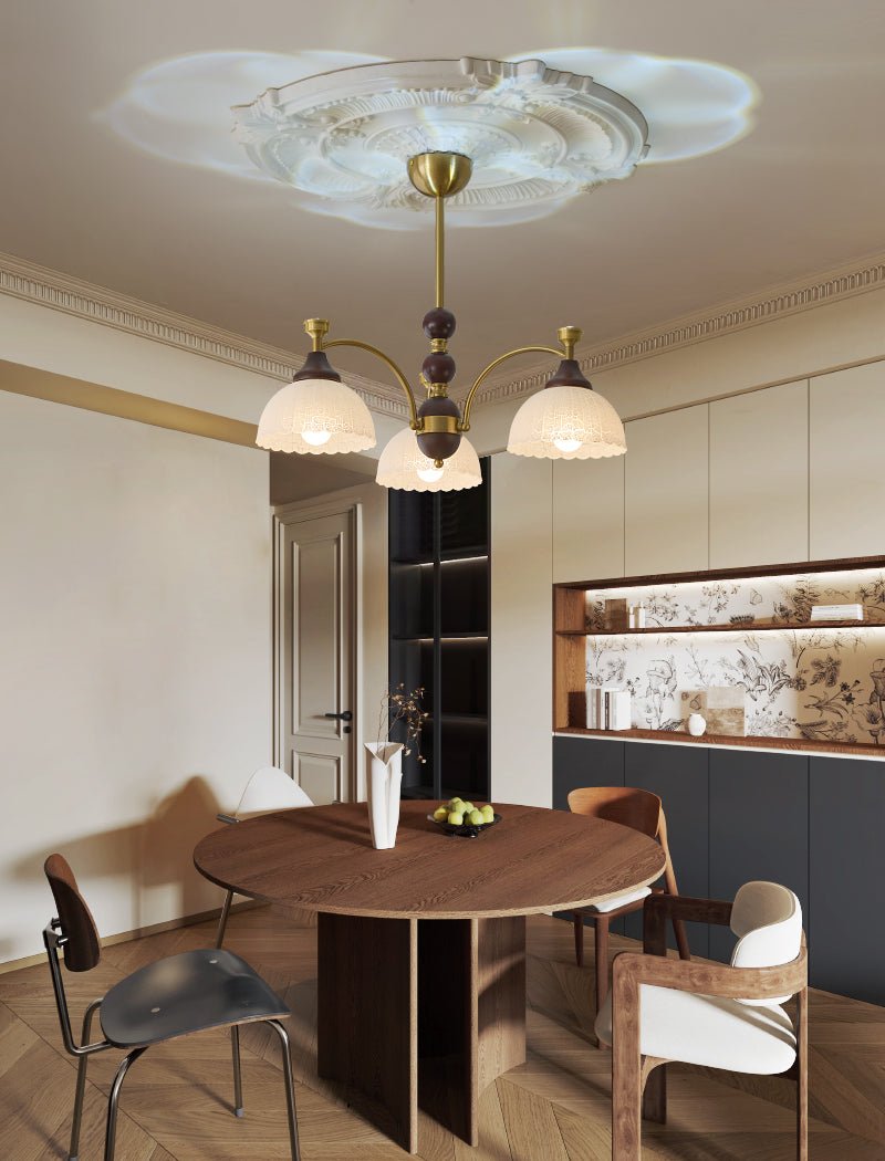 Vosolir Traditionele Elegantie Houten Kroonluchter