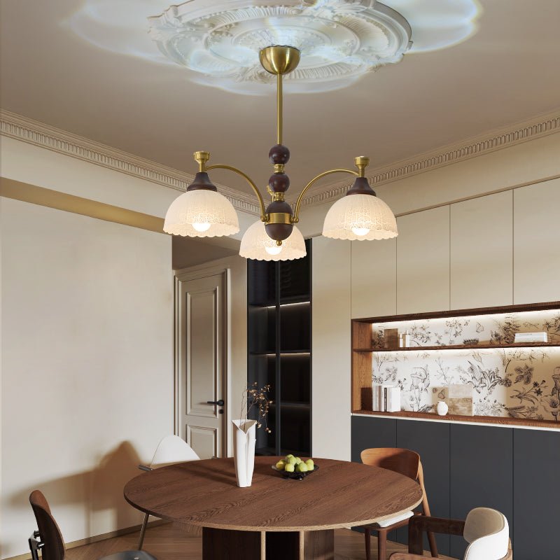 Vosolir Traditionele Elegantie Houten Kroonluchter