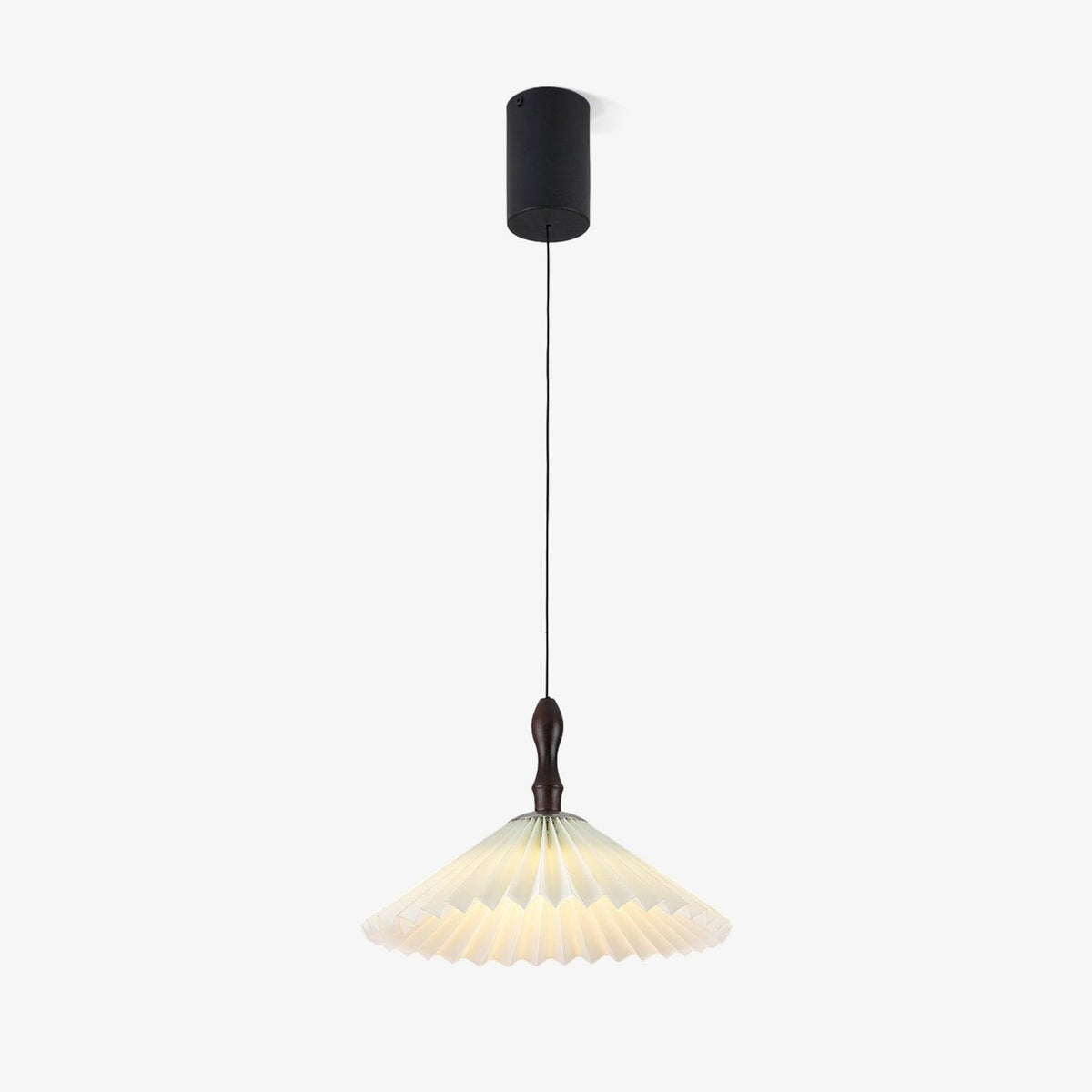Petal hanglamp van hout met bloemblaadjes