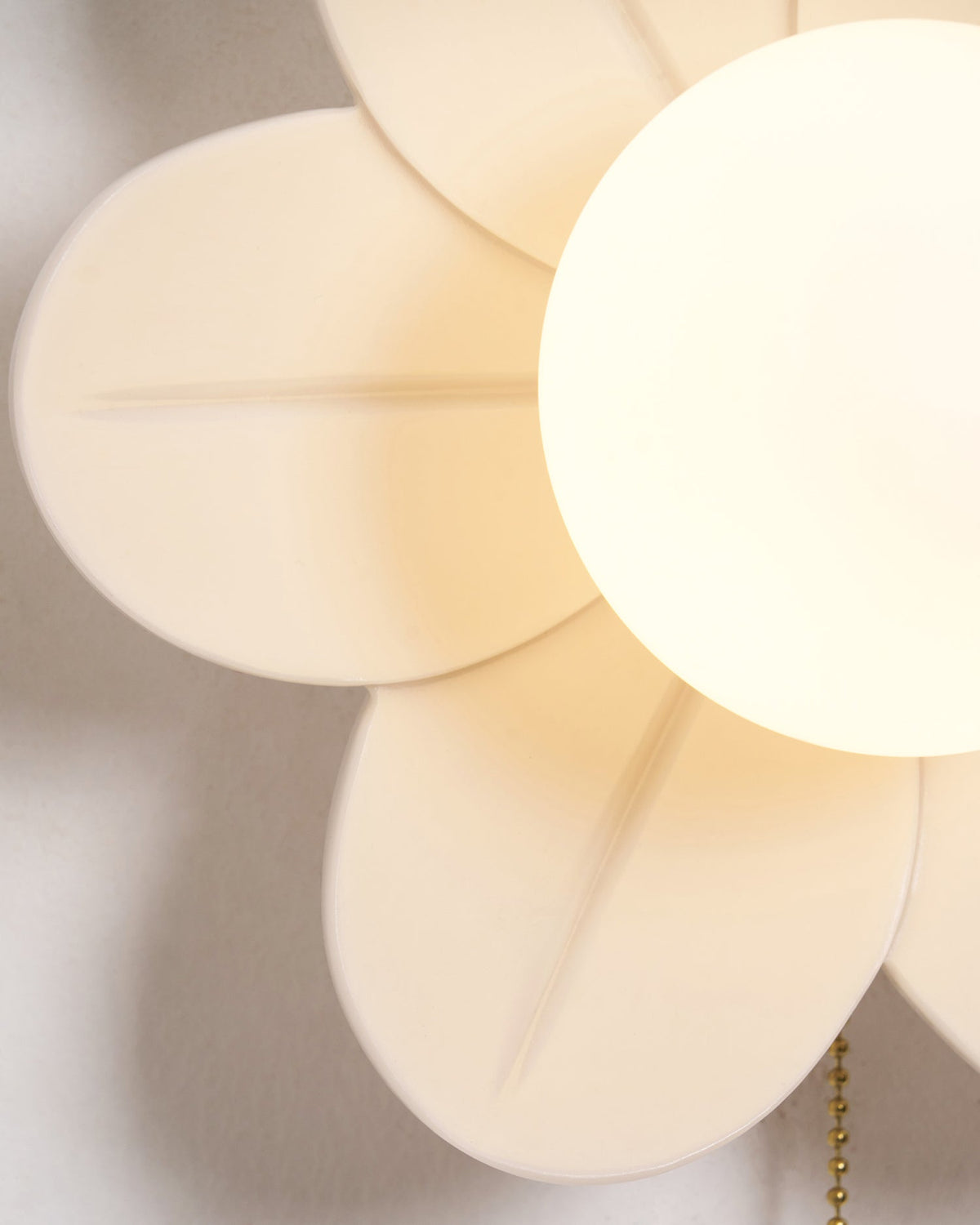 Bov Noordse kunst Flowers hars wandlamp