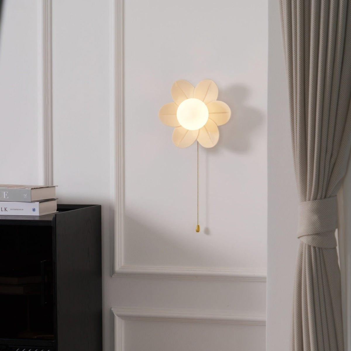 Bov Noordse kunst Flowers hars wandlamp