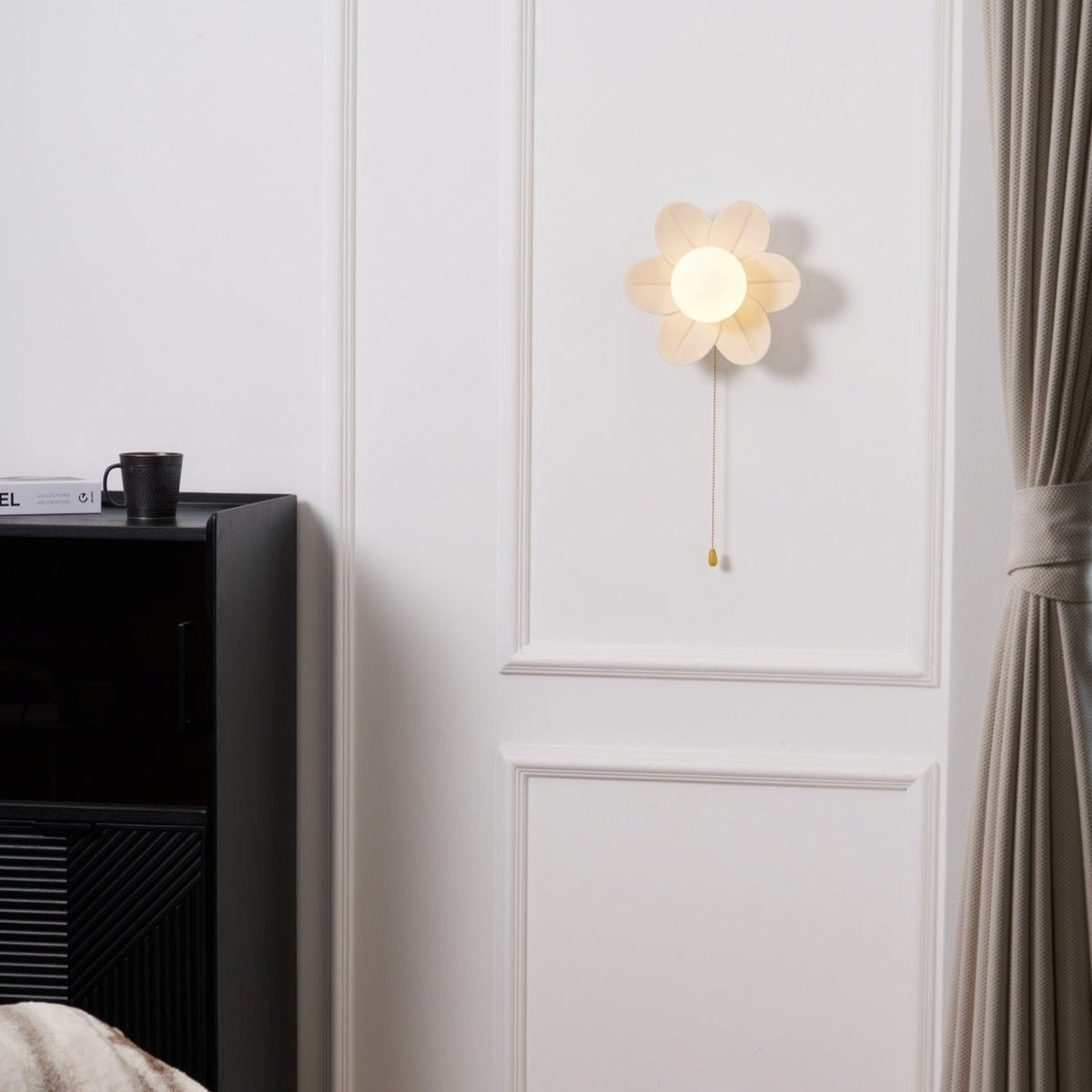 Bov Noordse kunst Flowers hars wandlamp