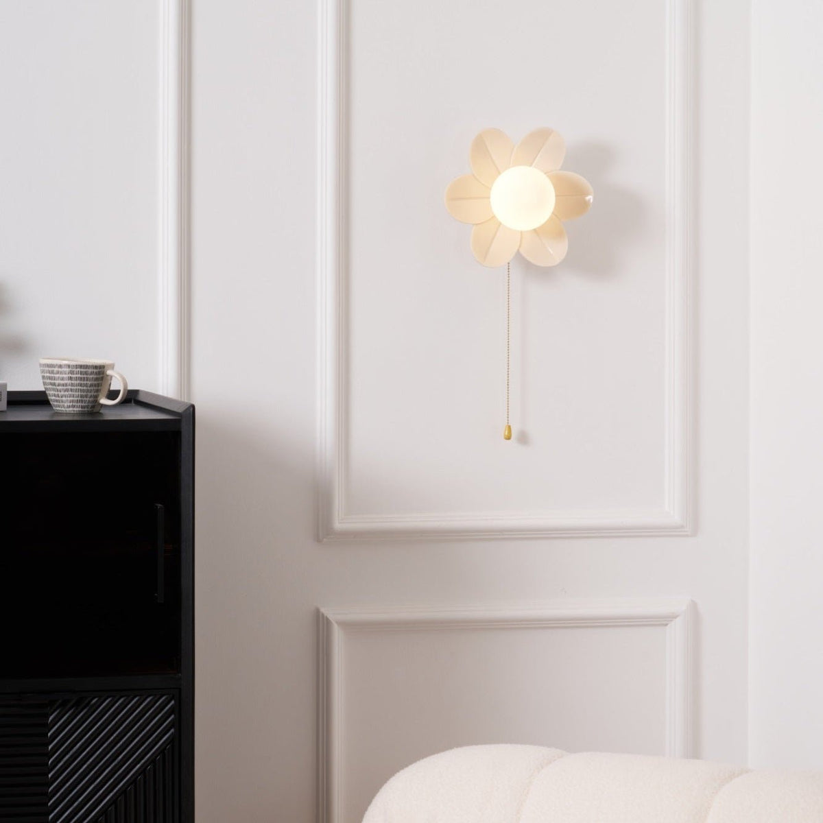 Bov Noordse kunst Flowers hars wandlamp