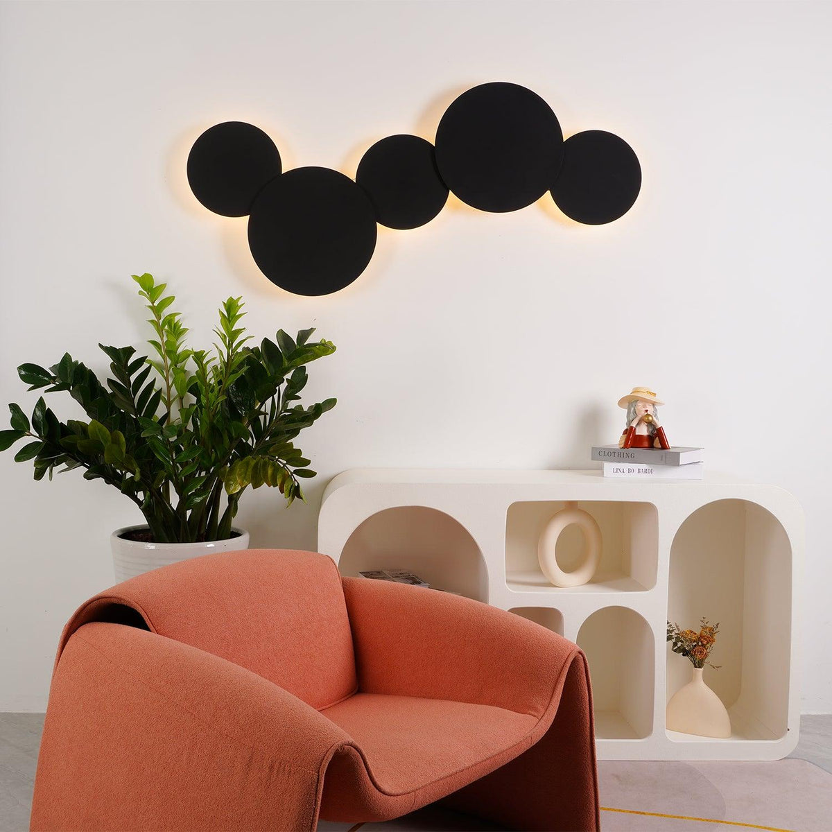 Arelis Geometrische wandlamp met Schijf