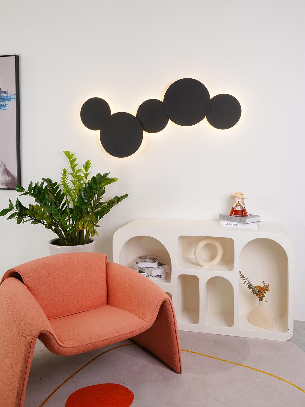 Arelis Geometrische wandlamp met Schijf