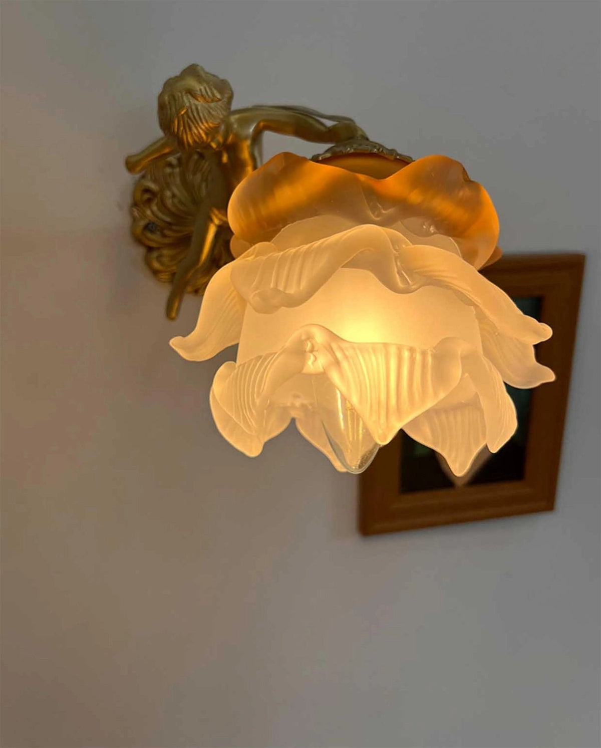 Bex Flying Angel wandlamp van glas