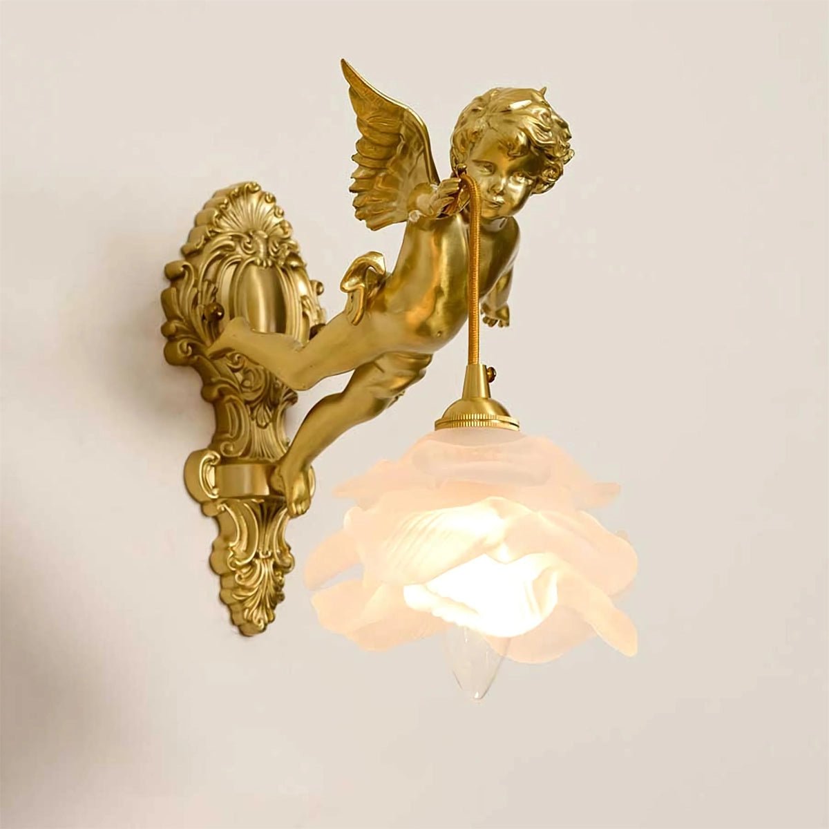 Bex Flying Angel wandlamp van glas