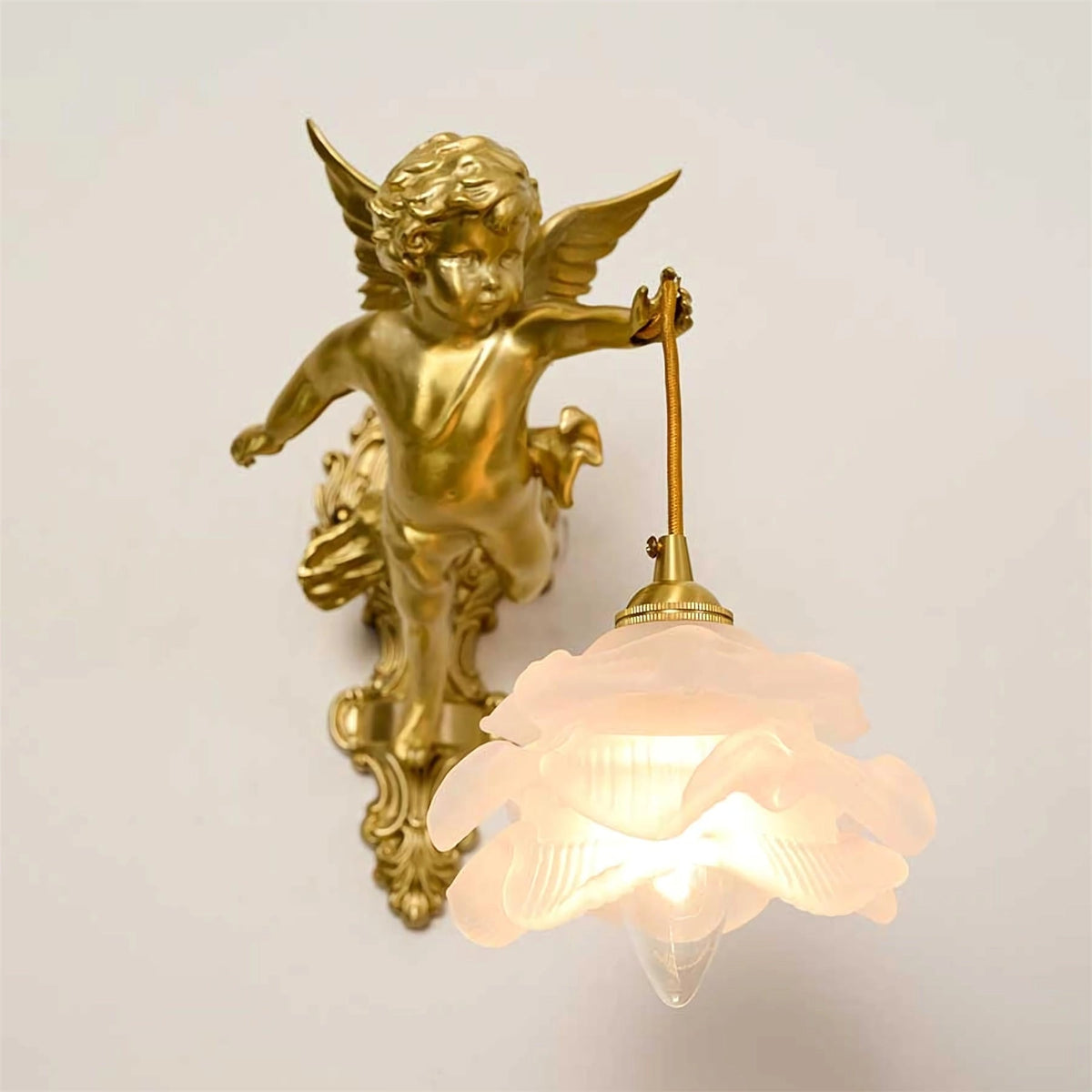 Bex Flying Angel wandlamp van glas