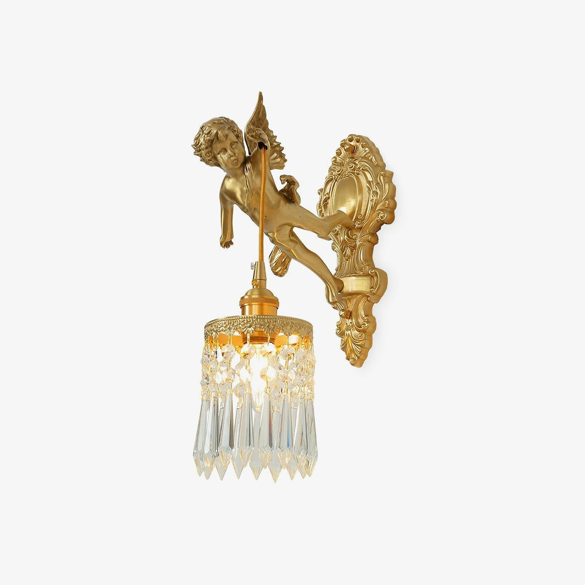 Bex Flying Angel wandlamp van glas