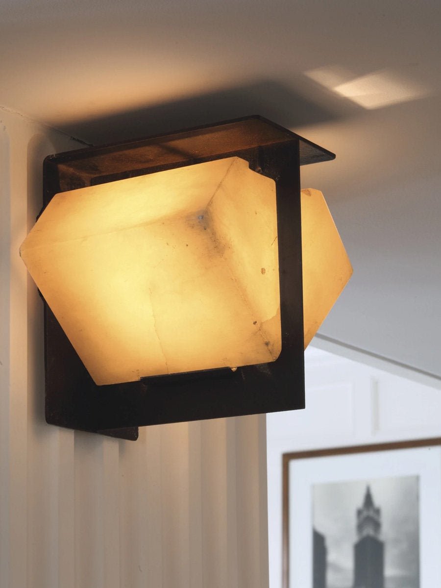 Albanelia Halo albasten wandlamp
