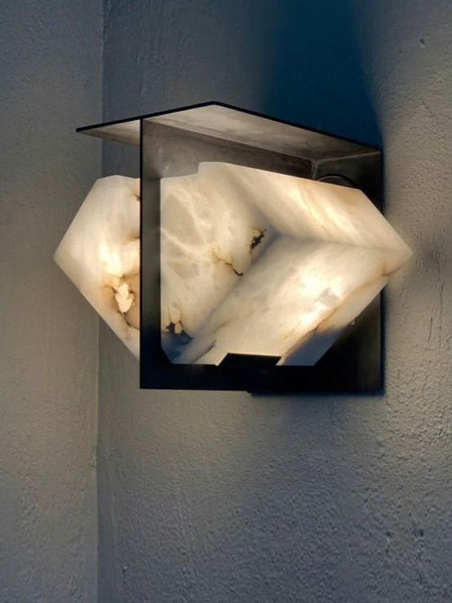 Albanelia Halo albasten wandlamp