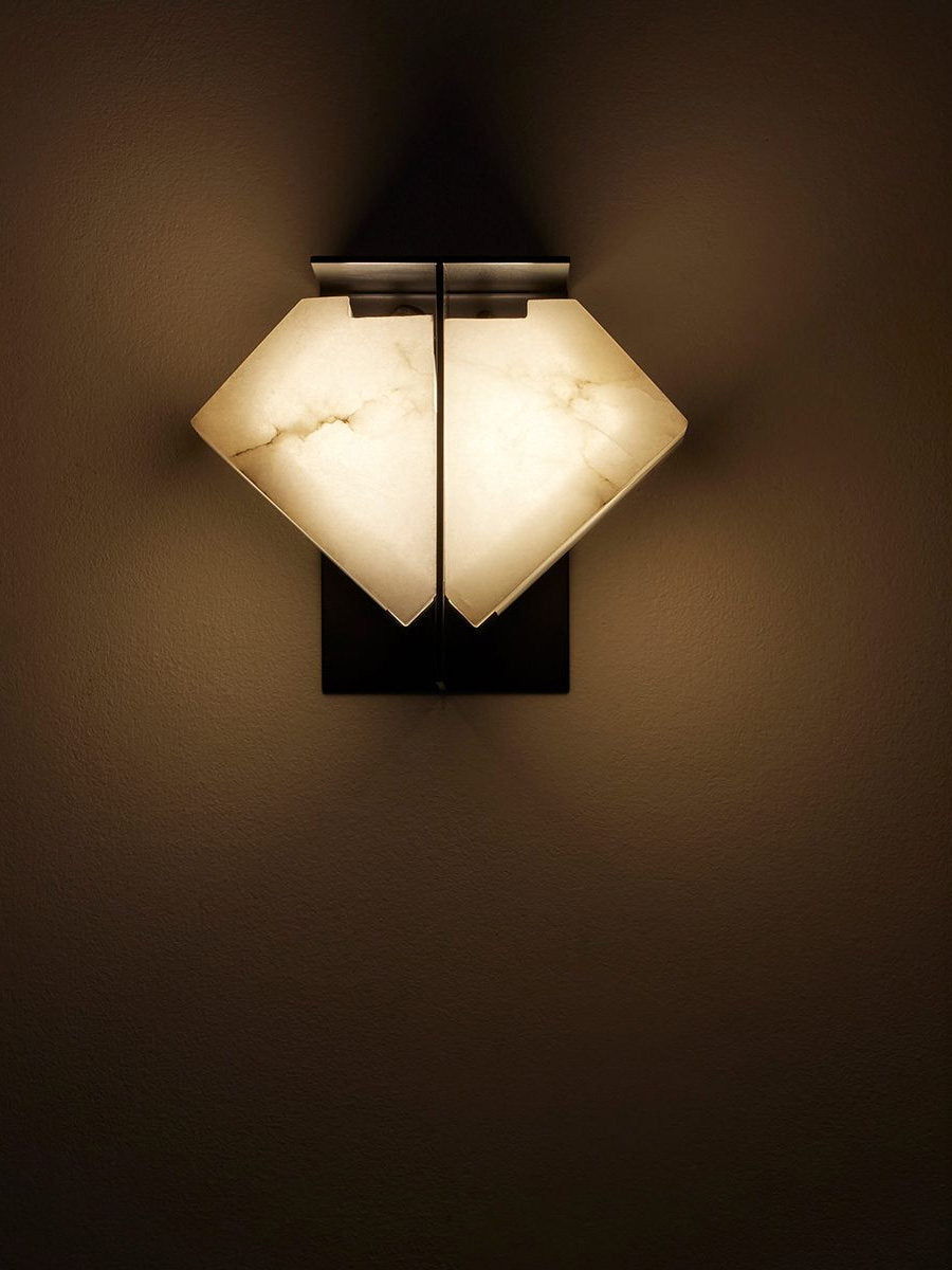 Albanelia Halo albasten wandlamp