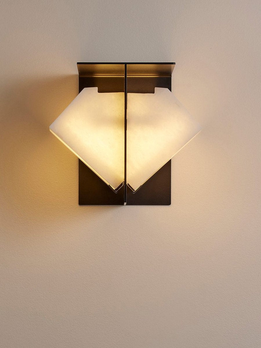 Albanelia Halo albasten wandlamp