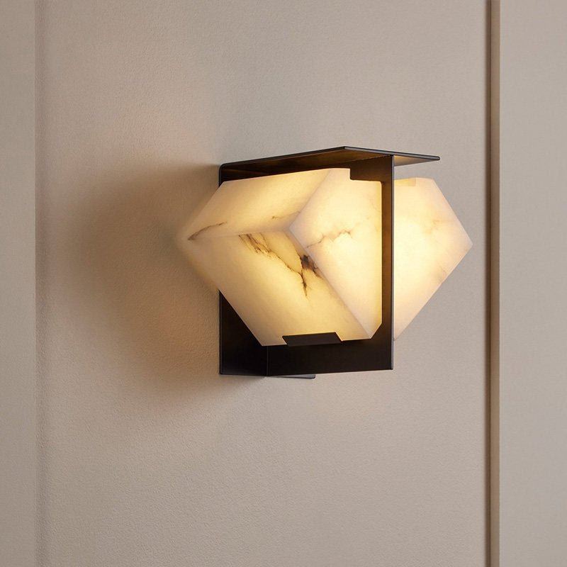 Albanelia Halo albasten wandlamp