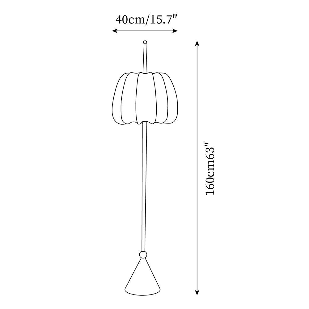 Turnip vloerlamp