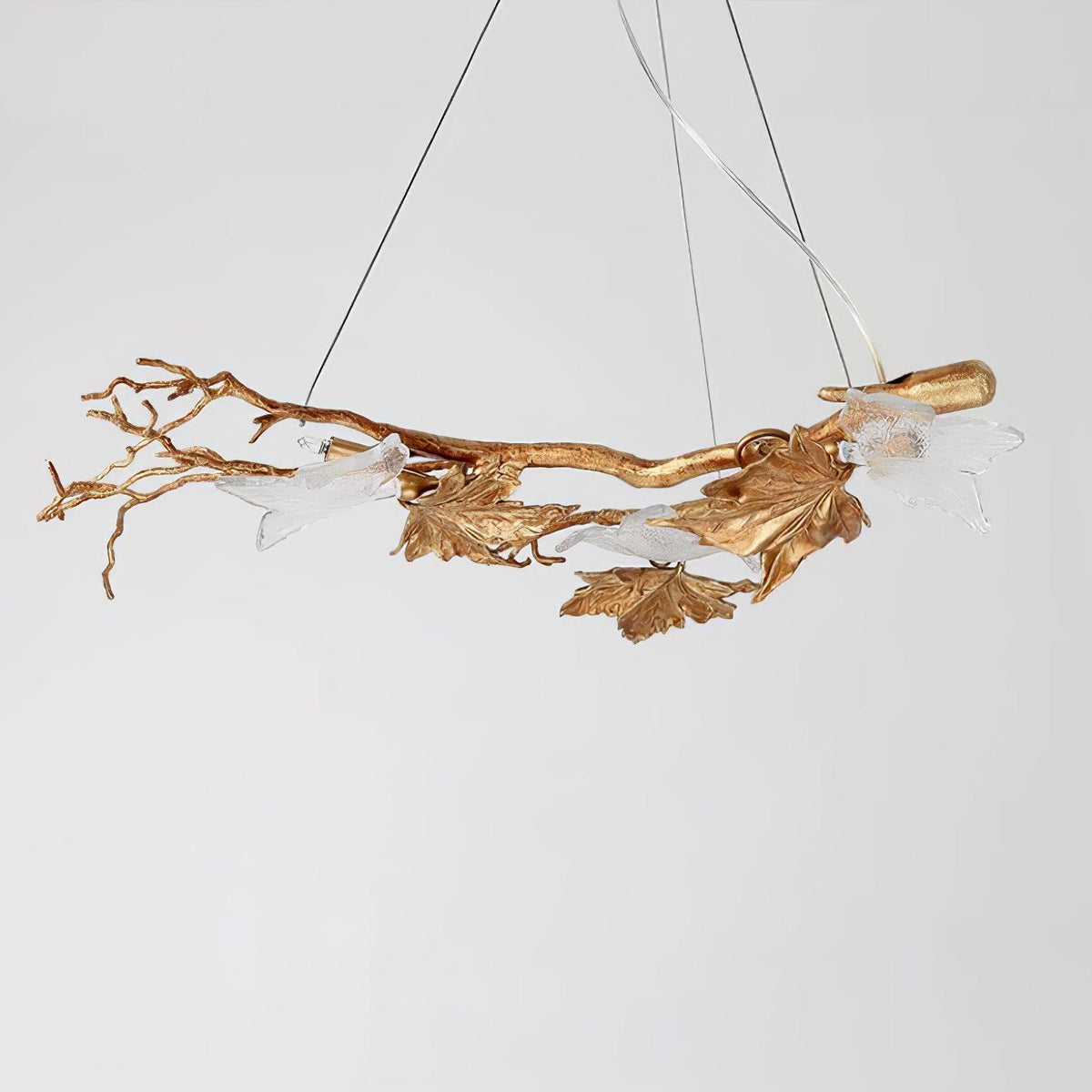 Liorivielle hanglamp met glazen kap