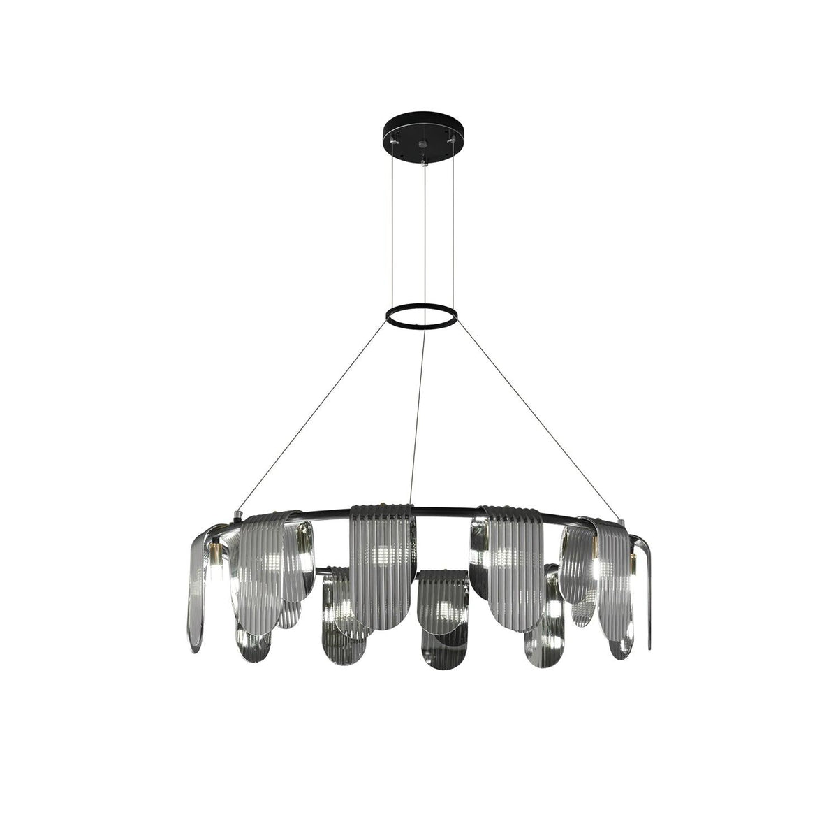 Celorella Moderne kroonluchter van glas