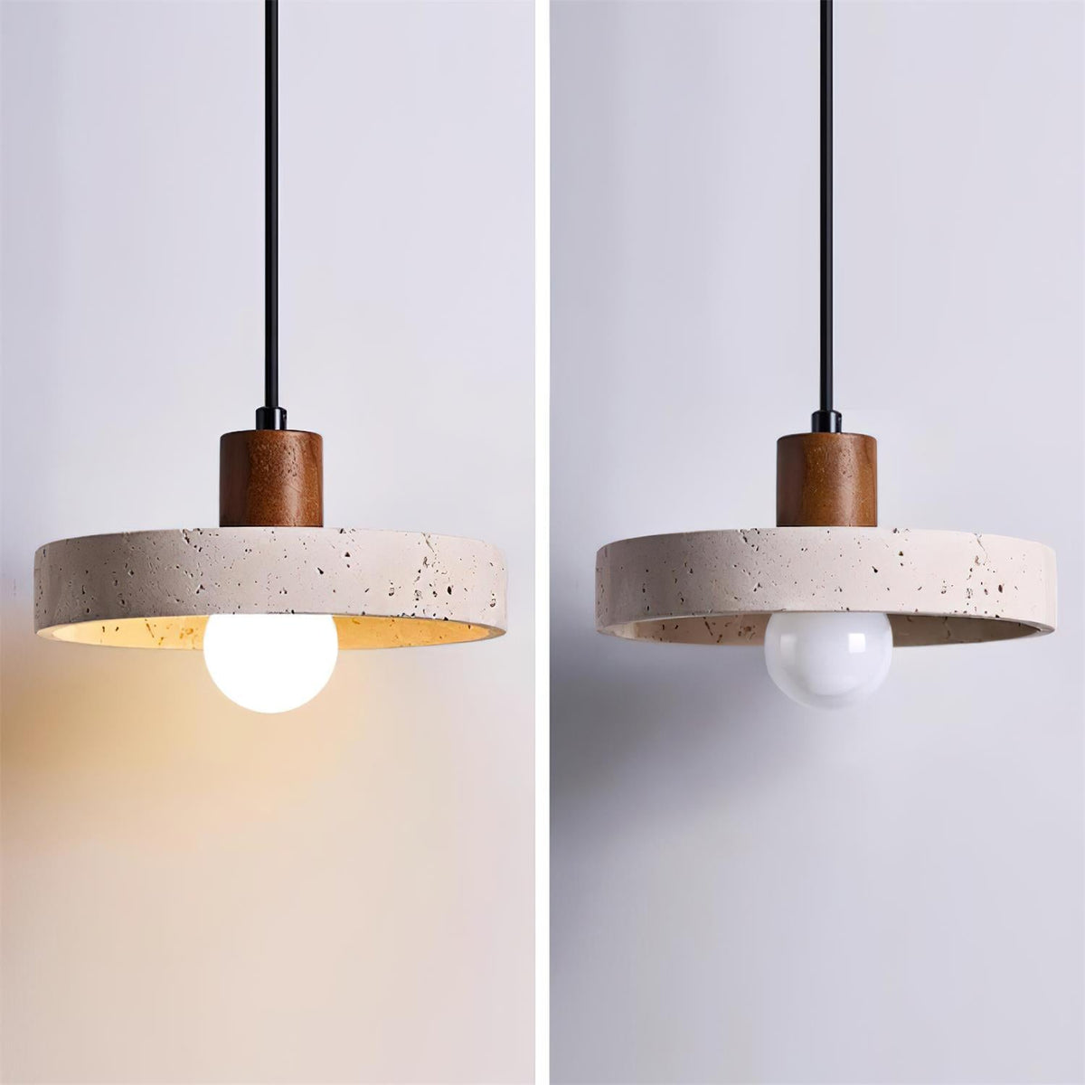Caven hanglamp travertin Cluster