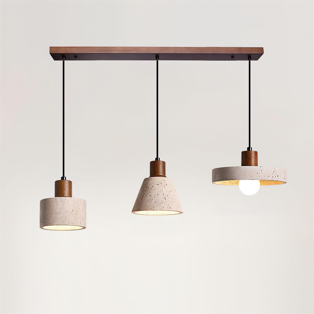 Caven hanglamp travertin Cluster