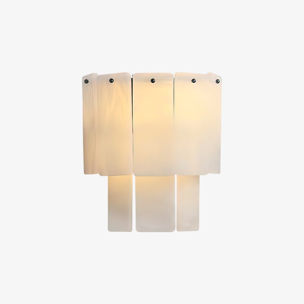 Corvane wandlamp met gebroken albast