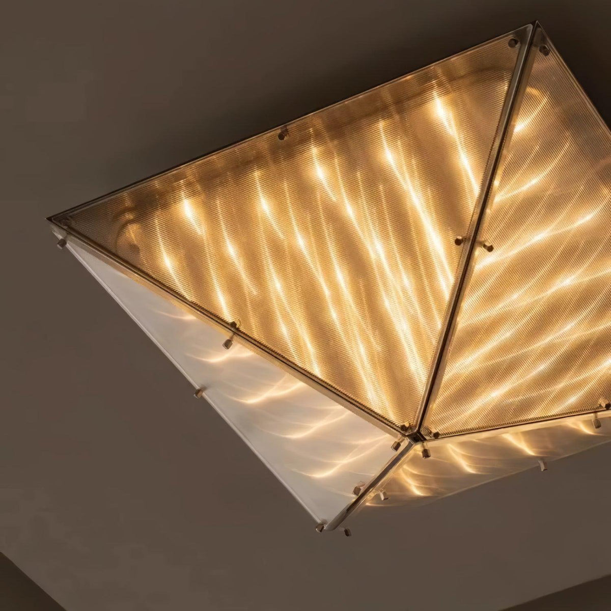 Facet Moderne hanglamp van glas met chrome afwerking