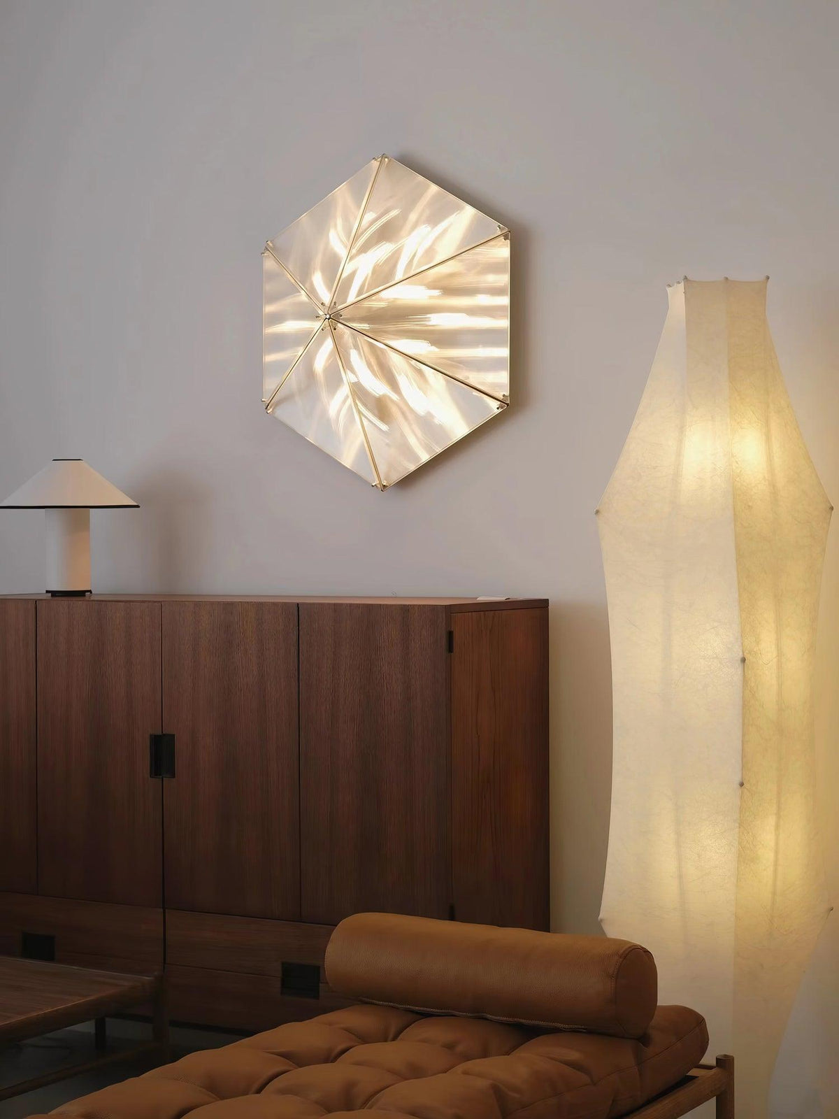 Facet Moderne hanglamp van glas met chrome afwerking