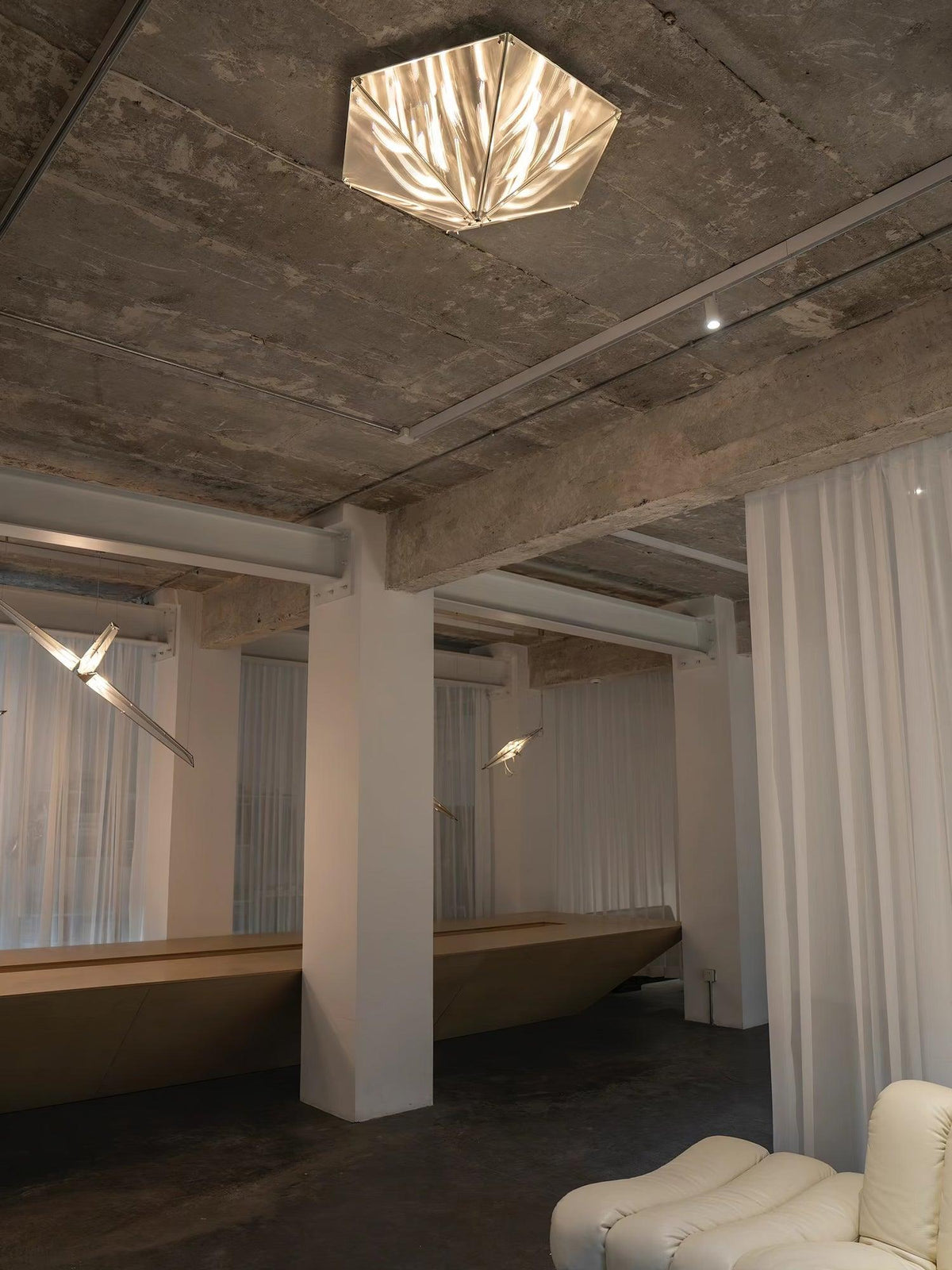 Facet Moderne hanglamp van glas met chrome afwerking