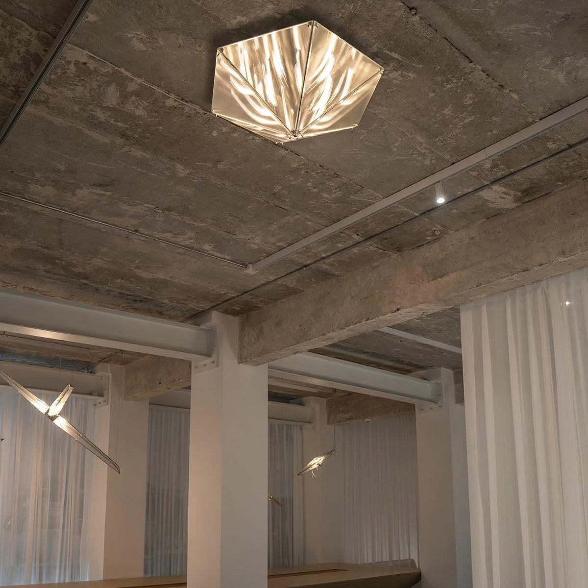 Facet Moderne hanglamp van glas met chrome afwerking