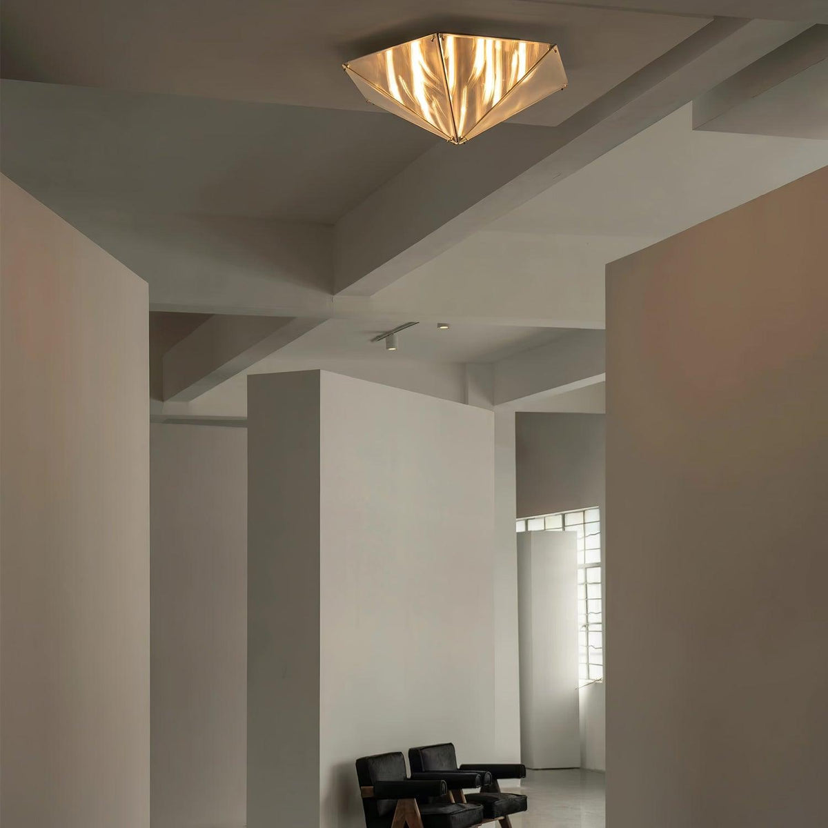 Facet Moderne hanglamp van glas met chrome afwerking