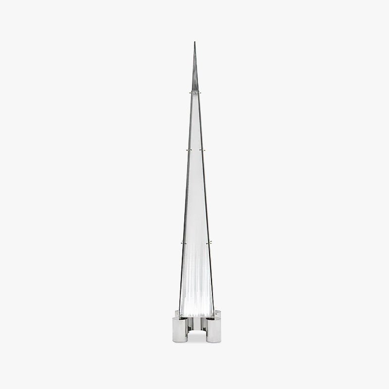 Velelira Moderne vloerlamp met glazen kap