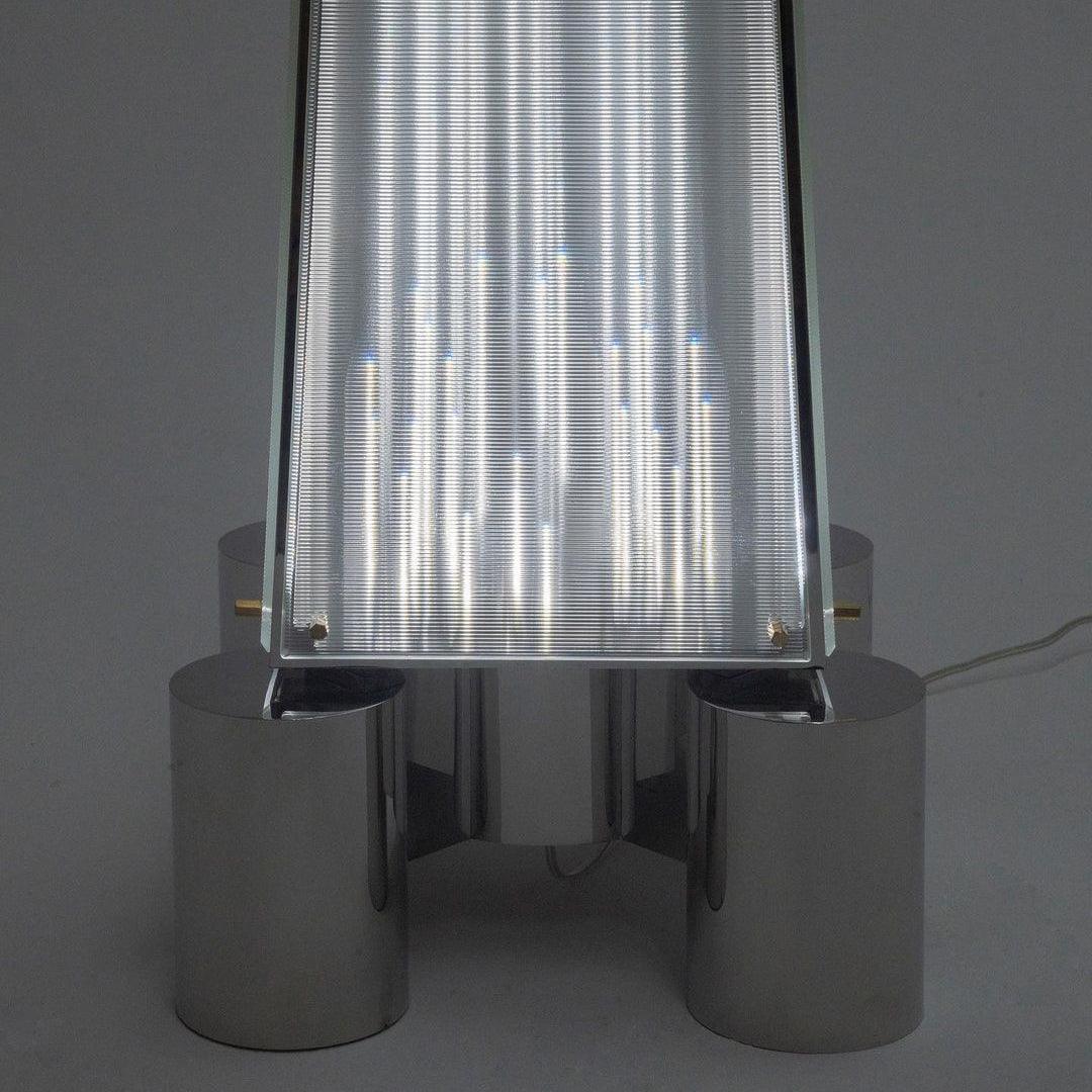Velelira Moderne vloerlamp met glazen kap