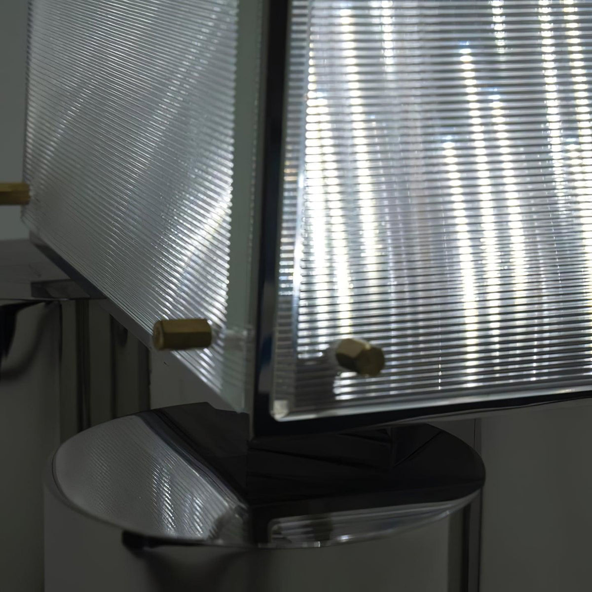Velelira Moderne vloerlamp met glazen kap