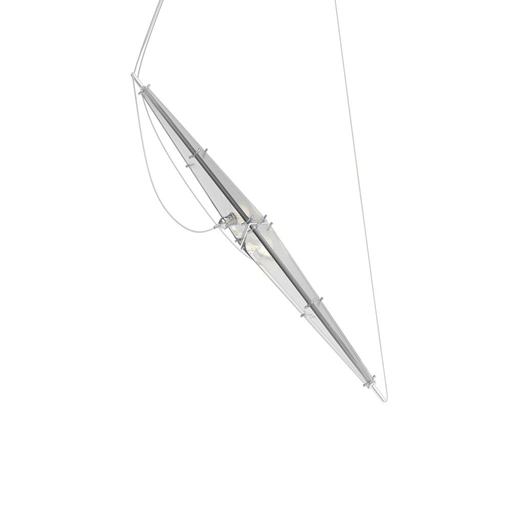 Adan moderne hanglamp met minimalistisch kunstwerk