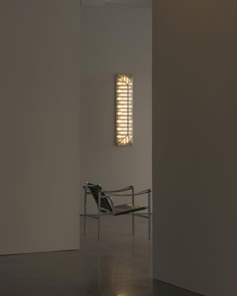 Prism Moderne wandlamp van glas met chroomafwerking