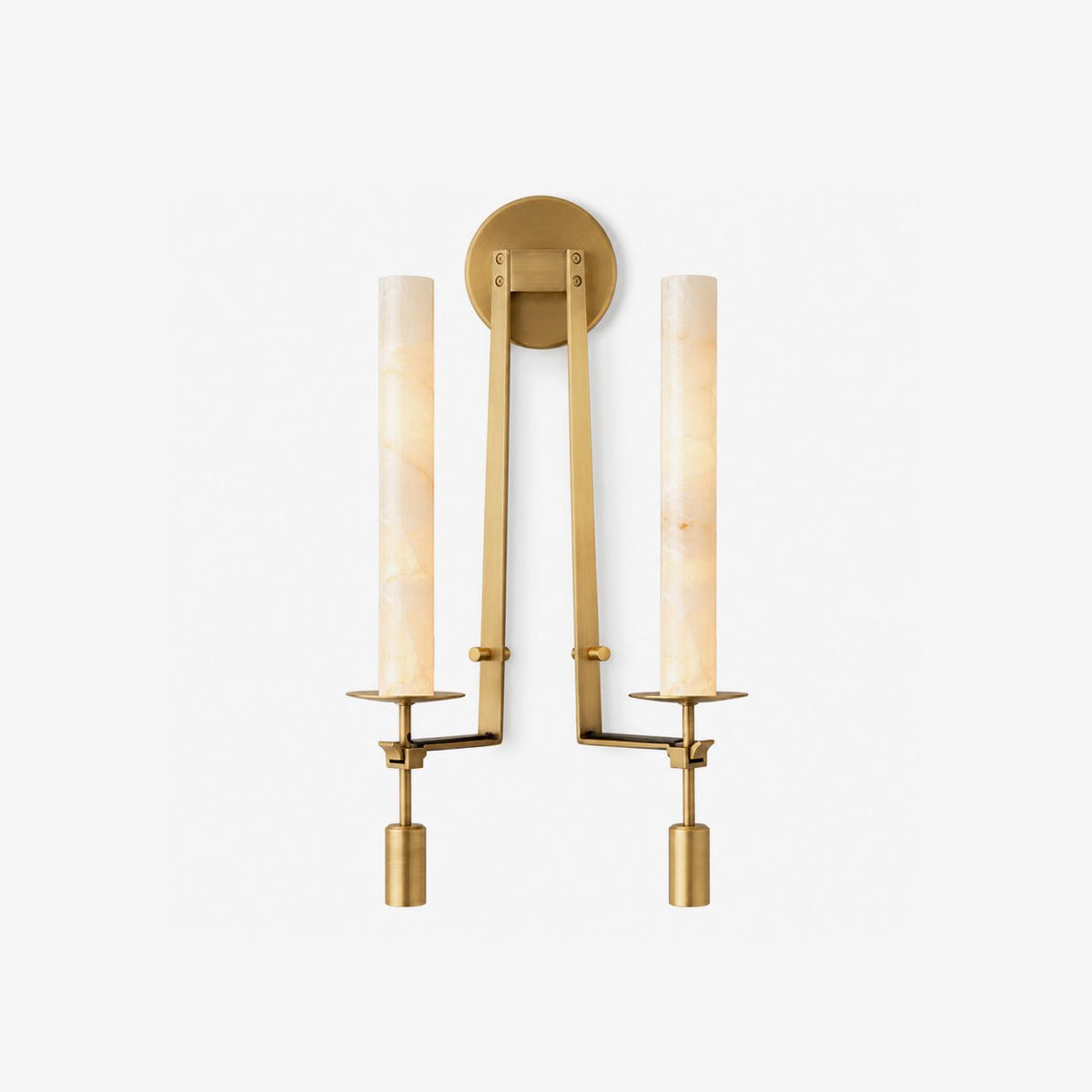 Albasten wandlamp Frans classicisme
