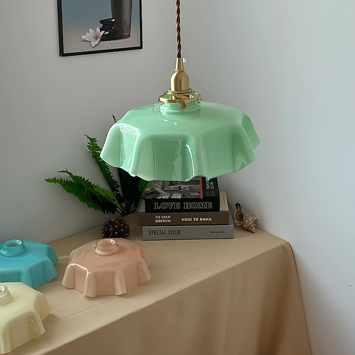 Liorivora hanglamp French Flower voor eetkamer