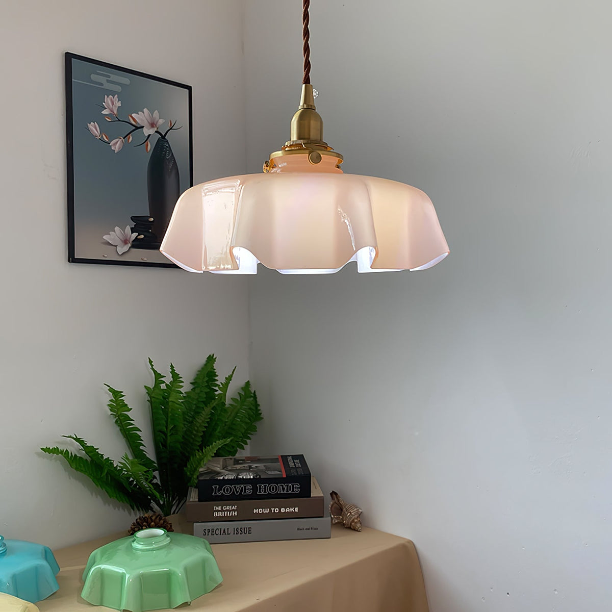 Liorivora hanglamp French Flower voor eetkamer