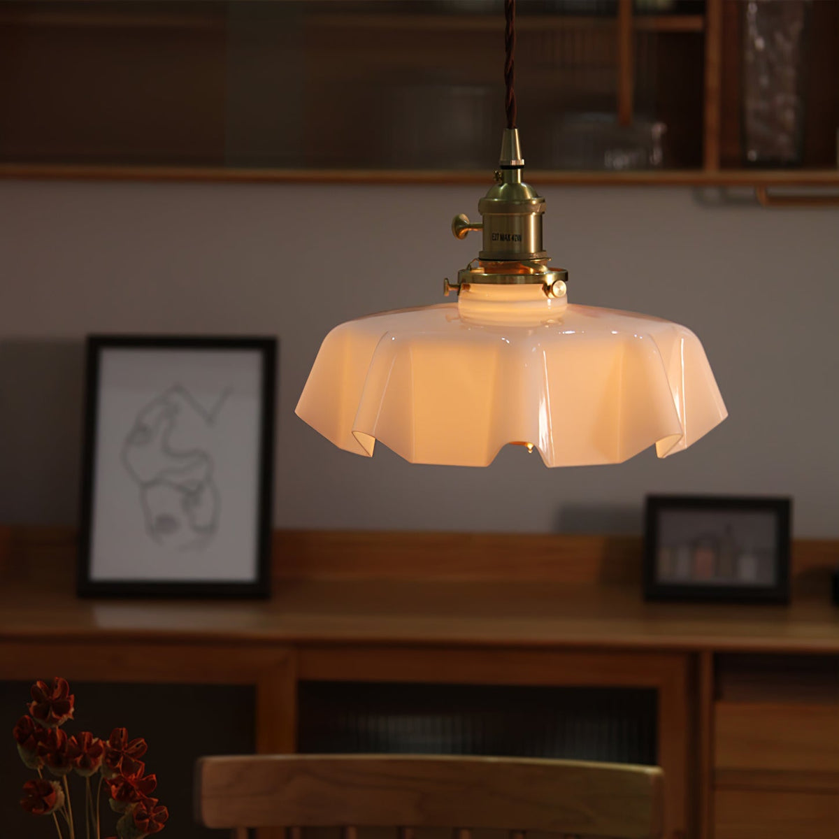 Liorivora hanglamp French Flower voor eetkamer