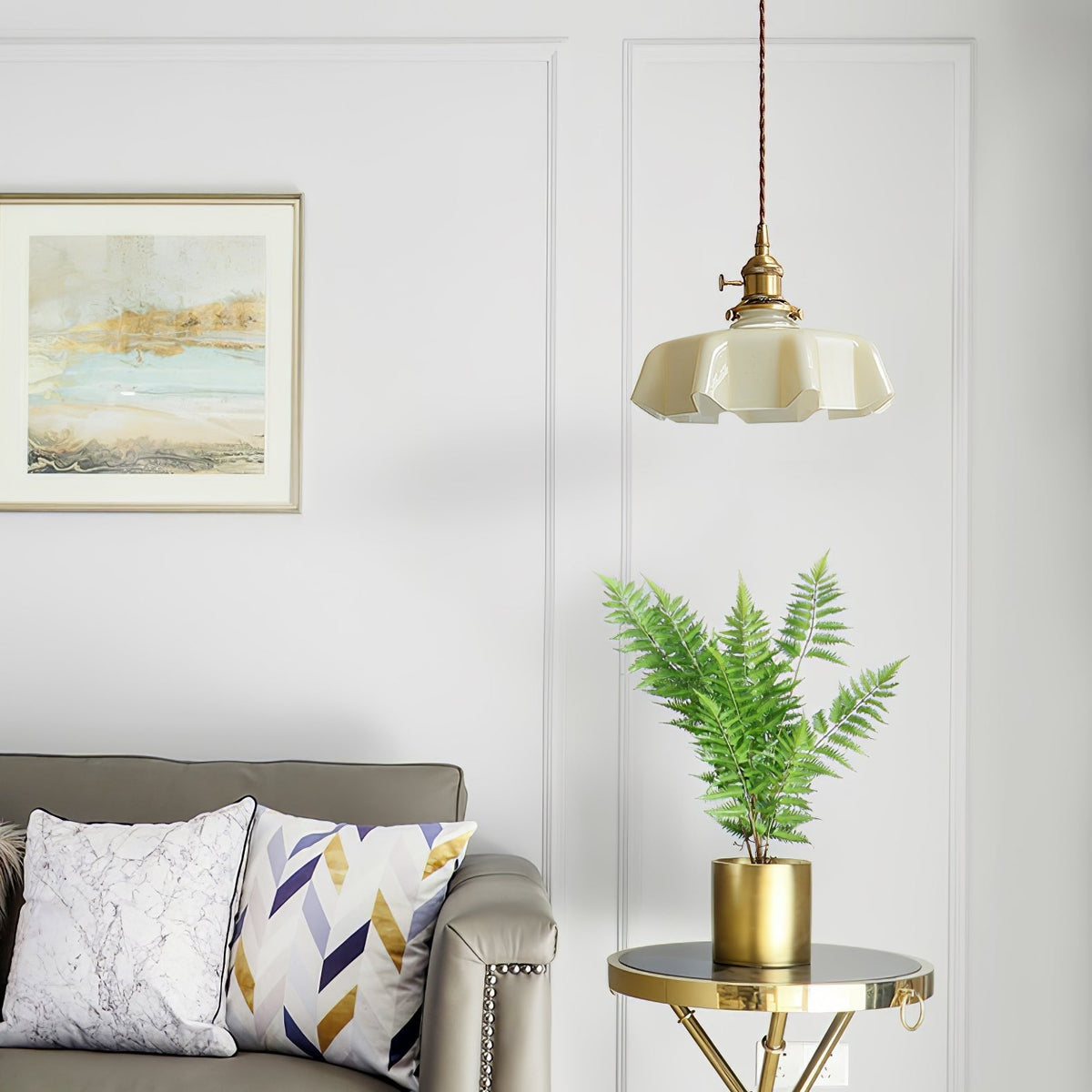 Liorivora hanglamp French Flower voor eetkamer