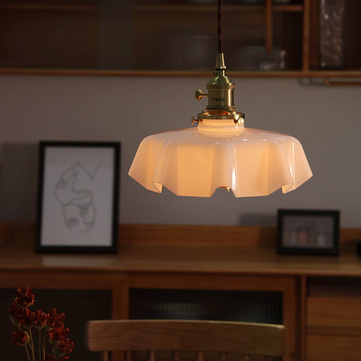 Liorivora hanglamp French Flower voor eetkamer