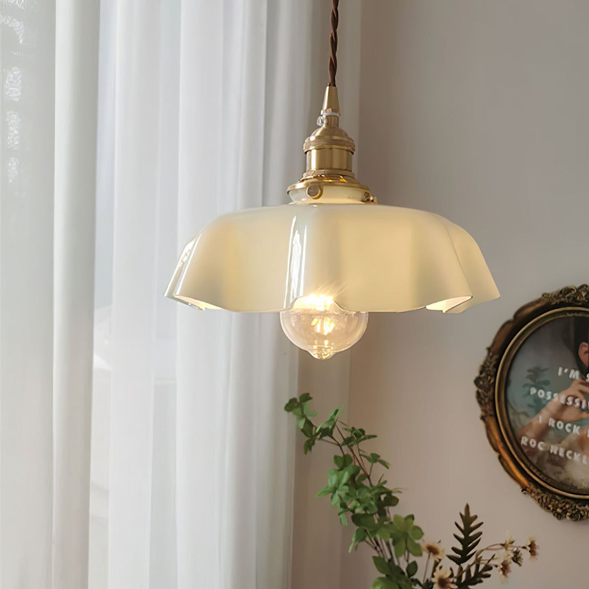 Liorivora hanglamp French Flower voor eetkamer